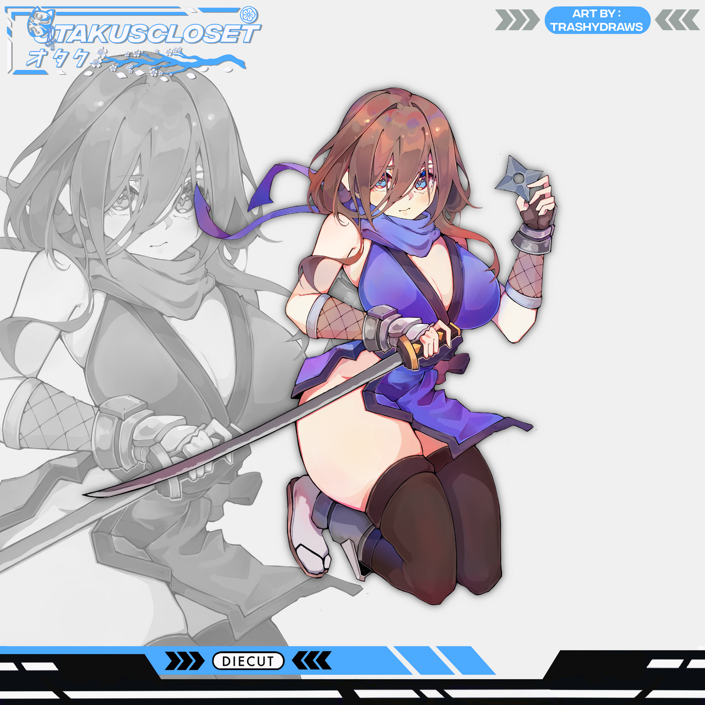 『PRE-ORDER』SHINOBI MIKU STICKER