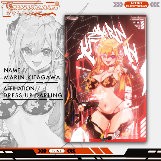 MEKA MARIN KITAGAWA PRINT