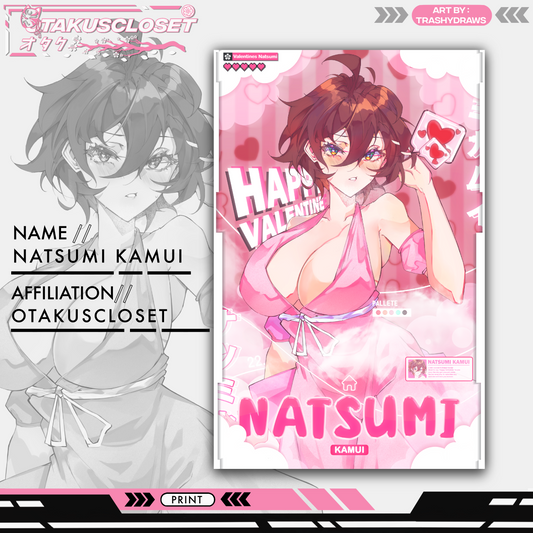 VALENTINES NATSUMI PRINT