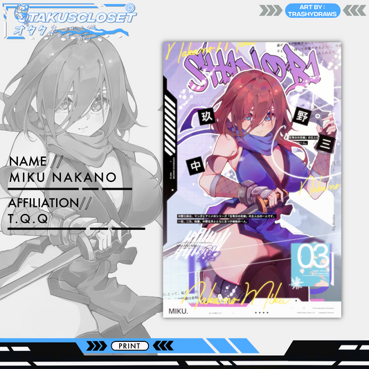 『PRE-ORDER』SHINOBI MIKU PRINT