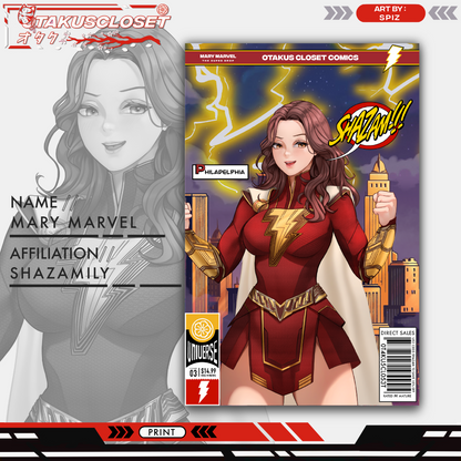 MARY MARVEL PRINT
