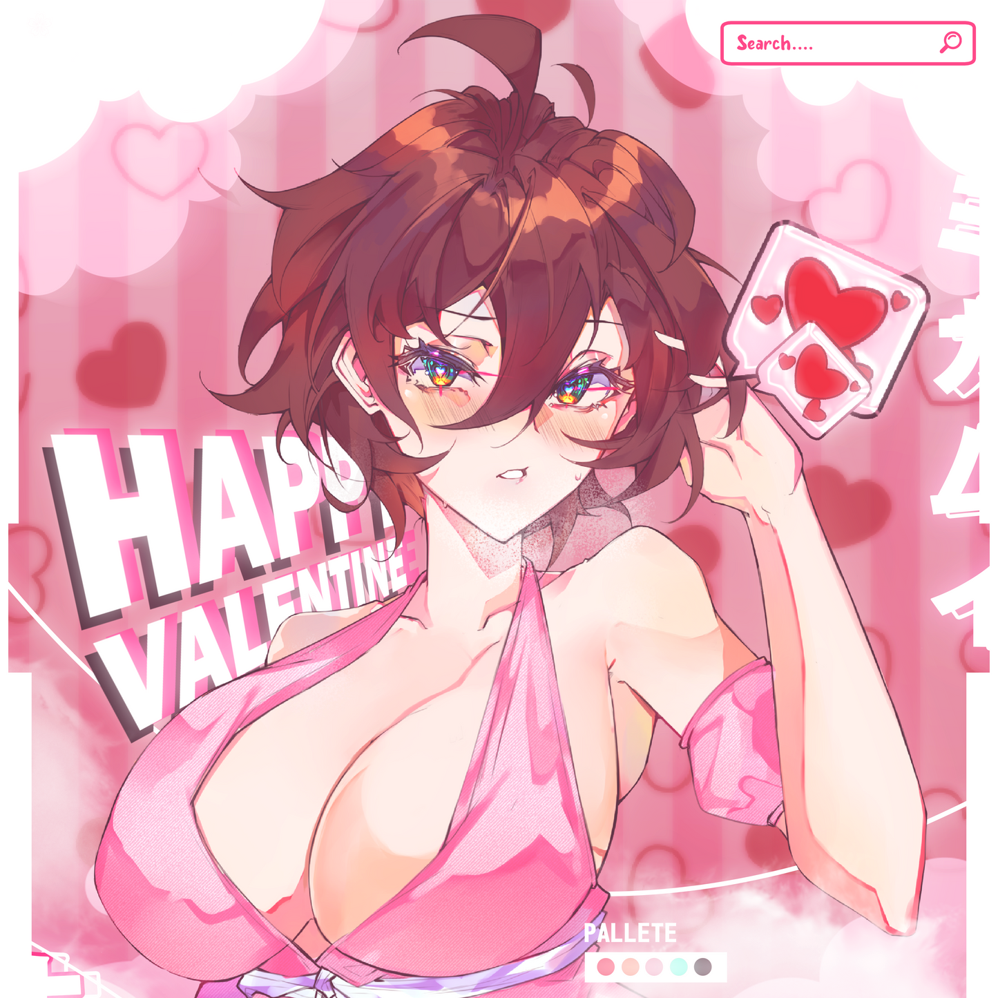 VALENTINES NATSUMI PRINT