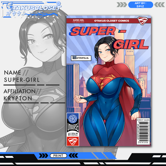 SUPER-GIRL PRINT