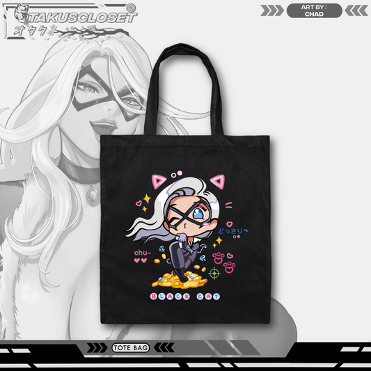 BLACK CAT TOTE BAG